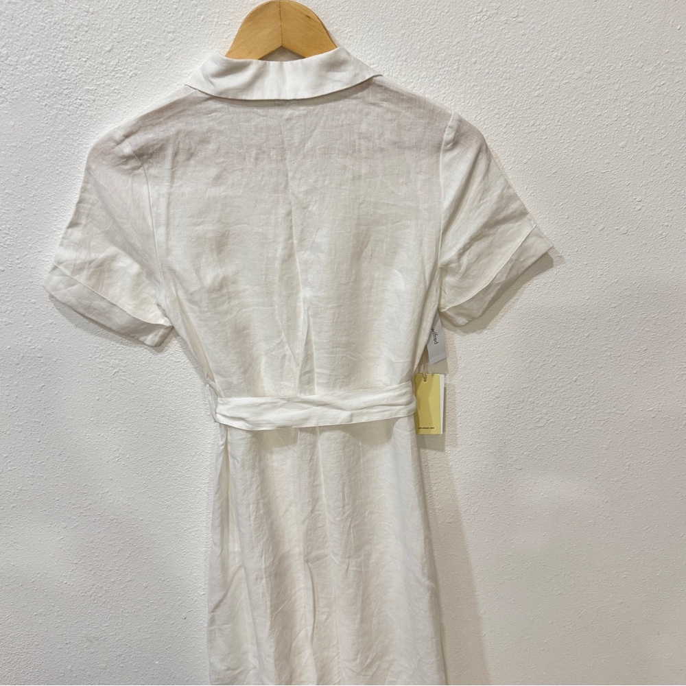 Aritzia Wilfred White Eleta Linen Maxi Dress - Picture 10 of 15